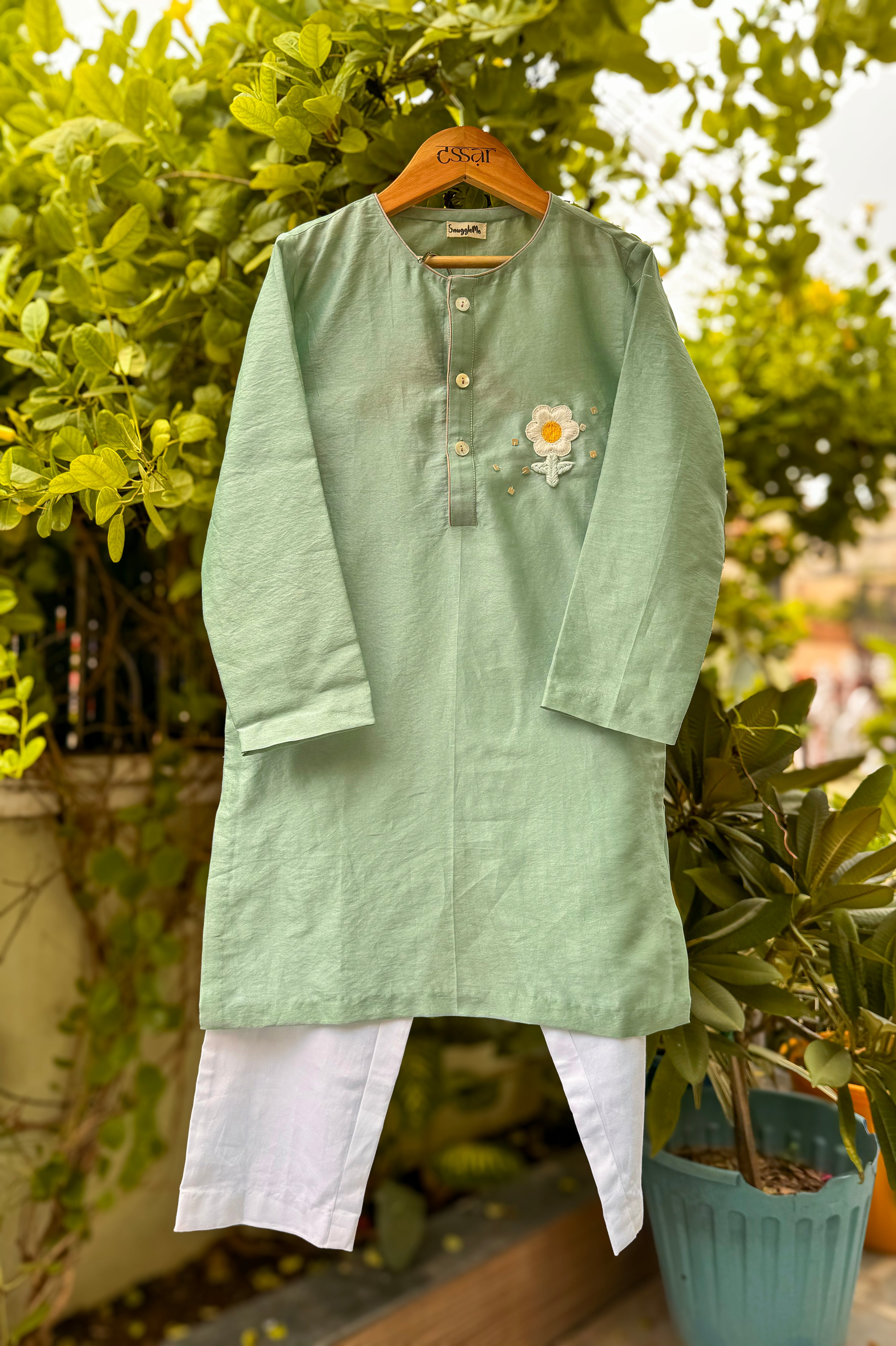 Bloom Boys Kurta Set - Blue