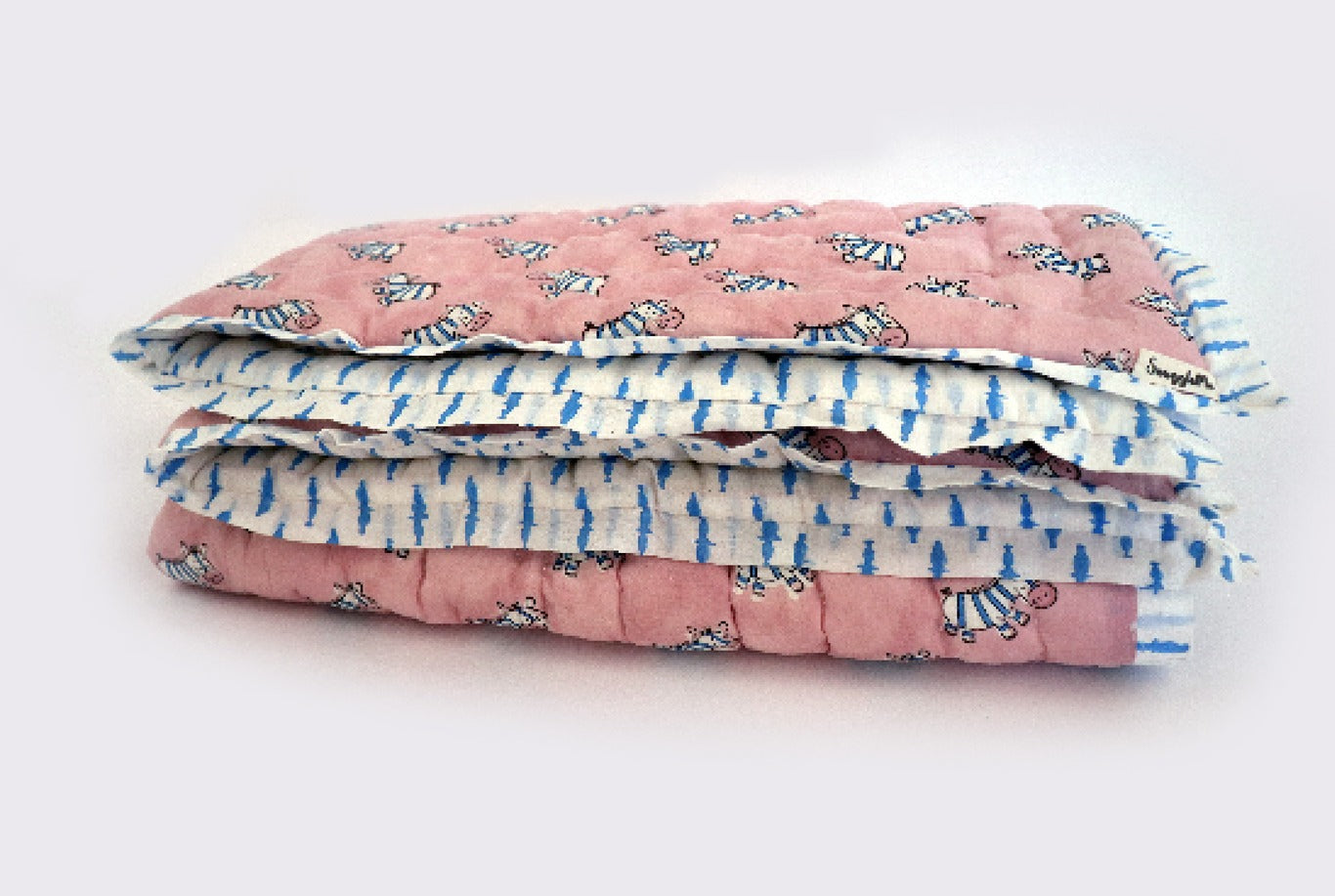 Plush Pink Horse Baby Blanket