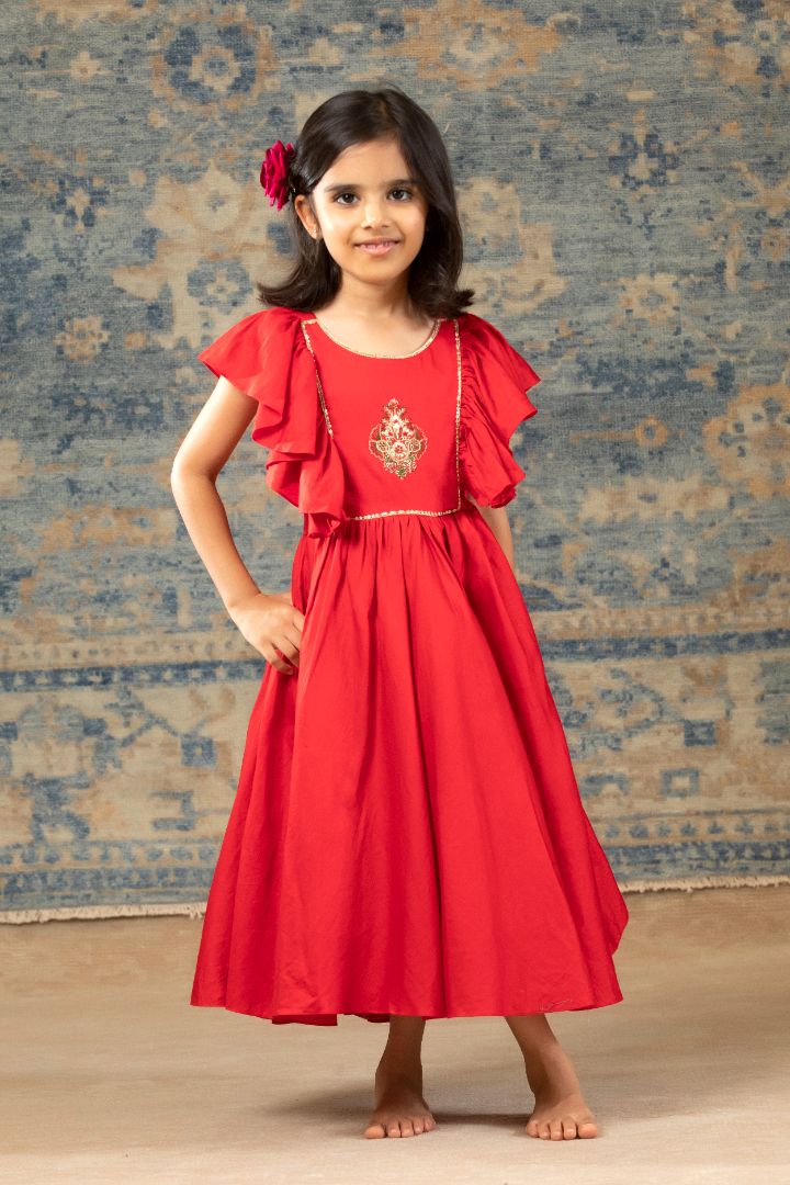 Red Yolk Gown