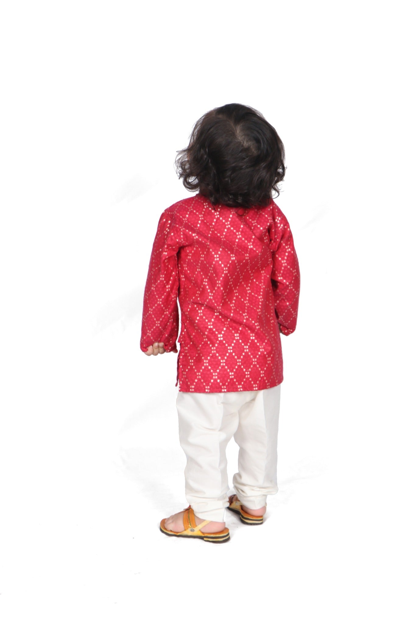 Scarlet Intricate Kurta with Trouser