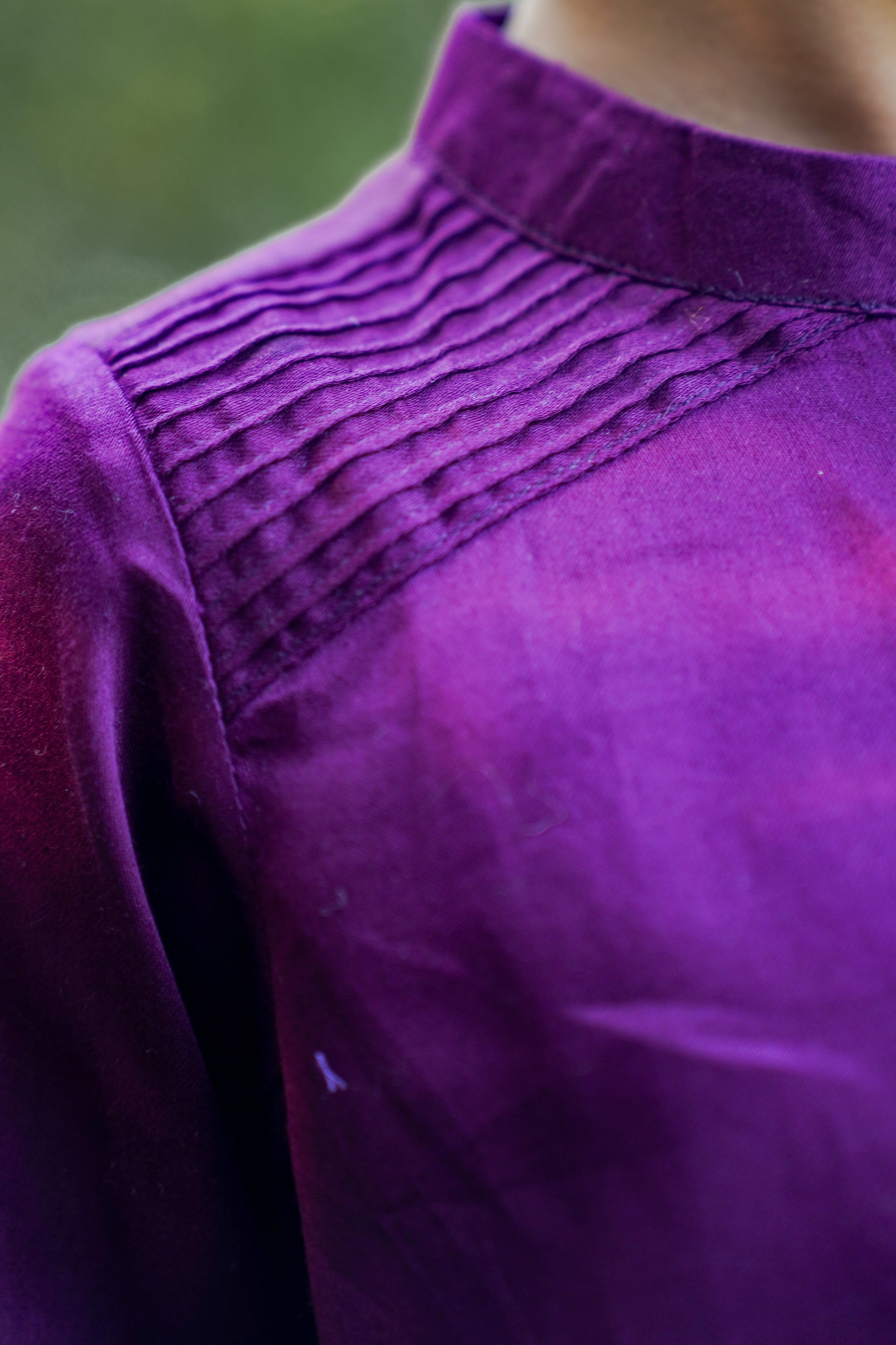Wine Patch Kurta Set