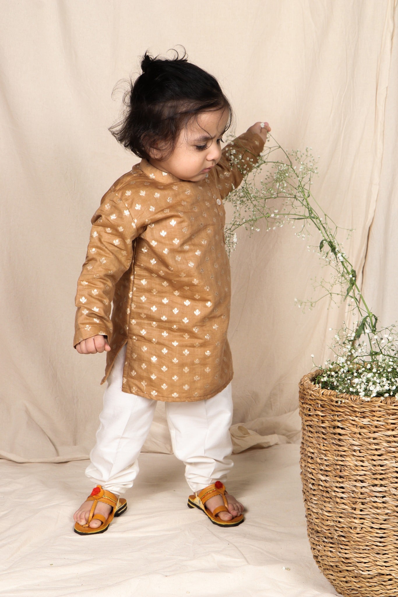 Biscotti Blooming Kurta Pyjama Set
