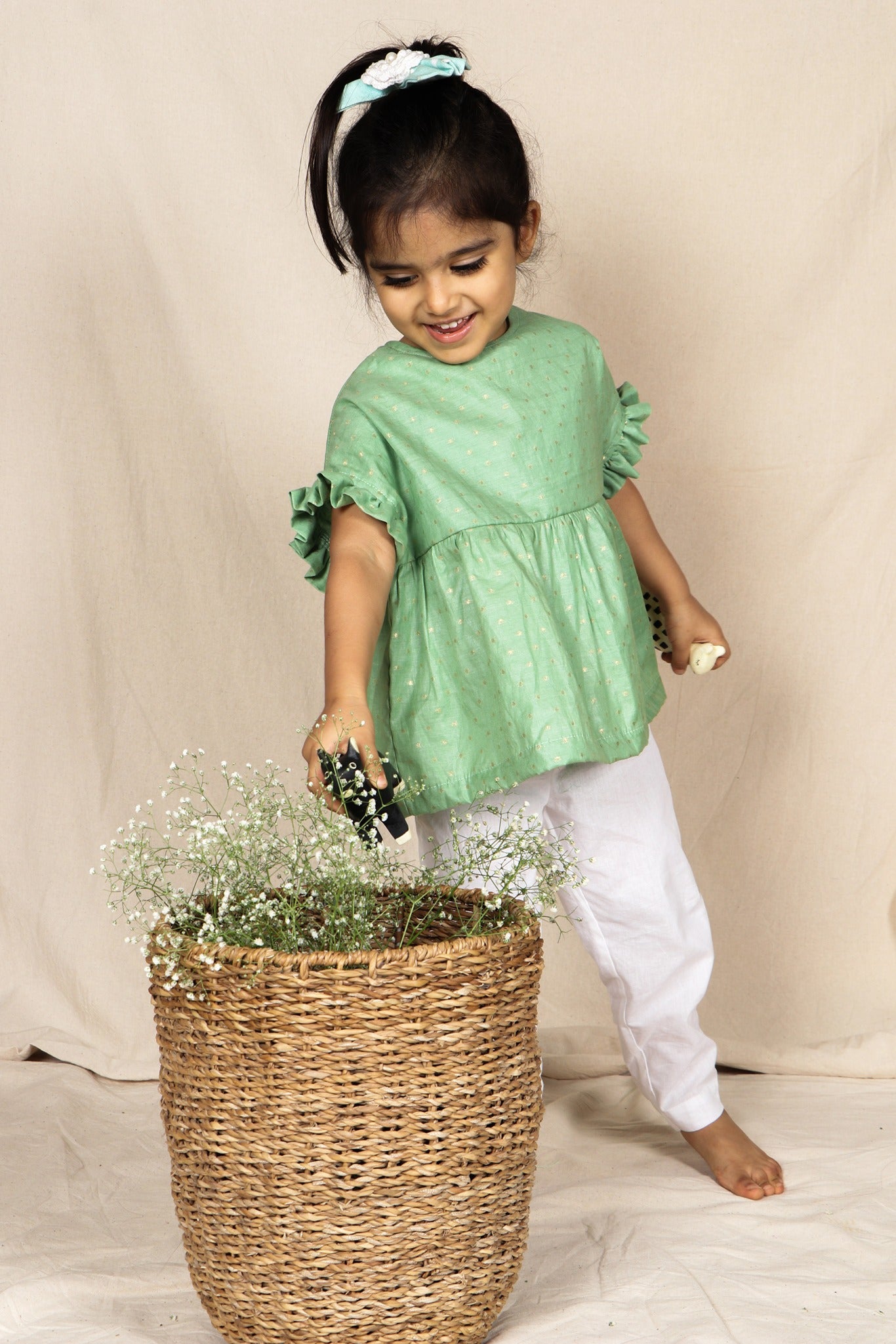 Pistachio Kurta with Comfy Trouser