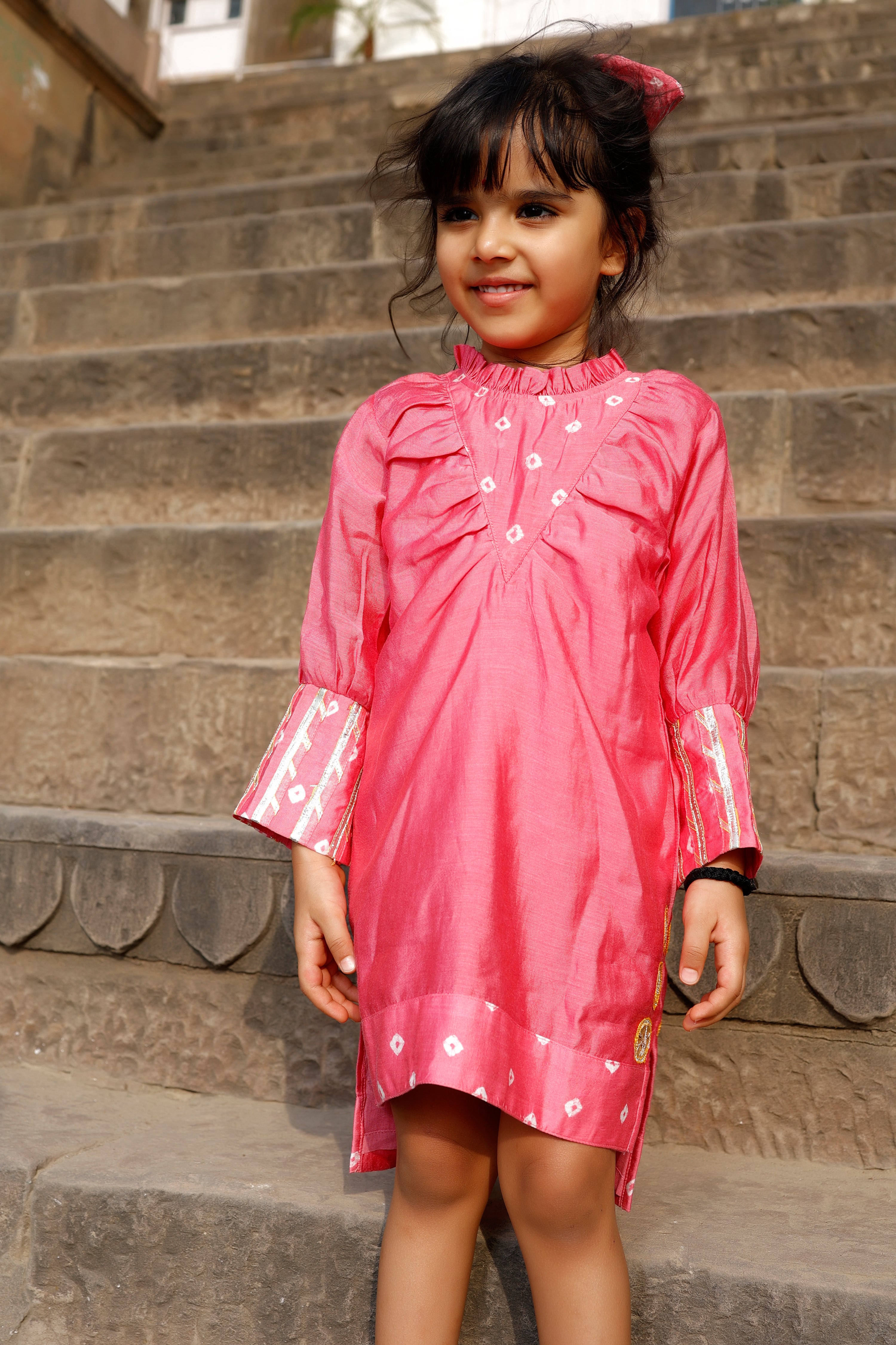 Paint me Pink Loose Fit Dress