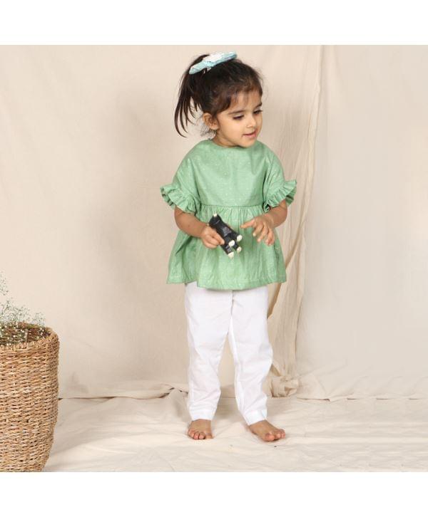 Pistachio Kurta with Comfy Trouser