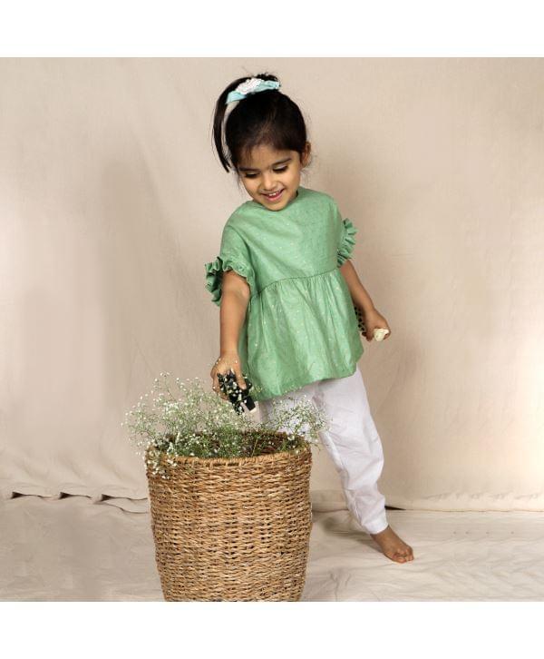 Pistachio Kurta with Comfy Trouser