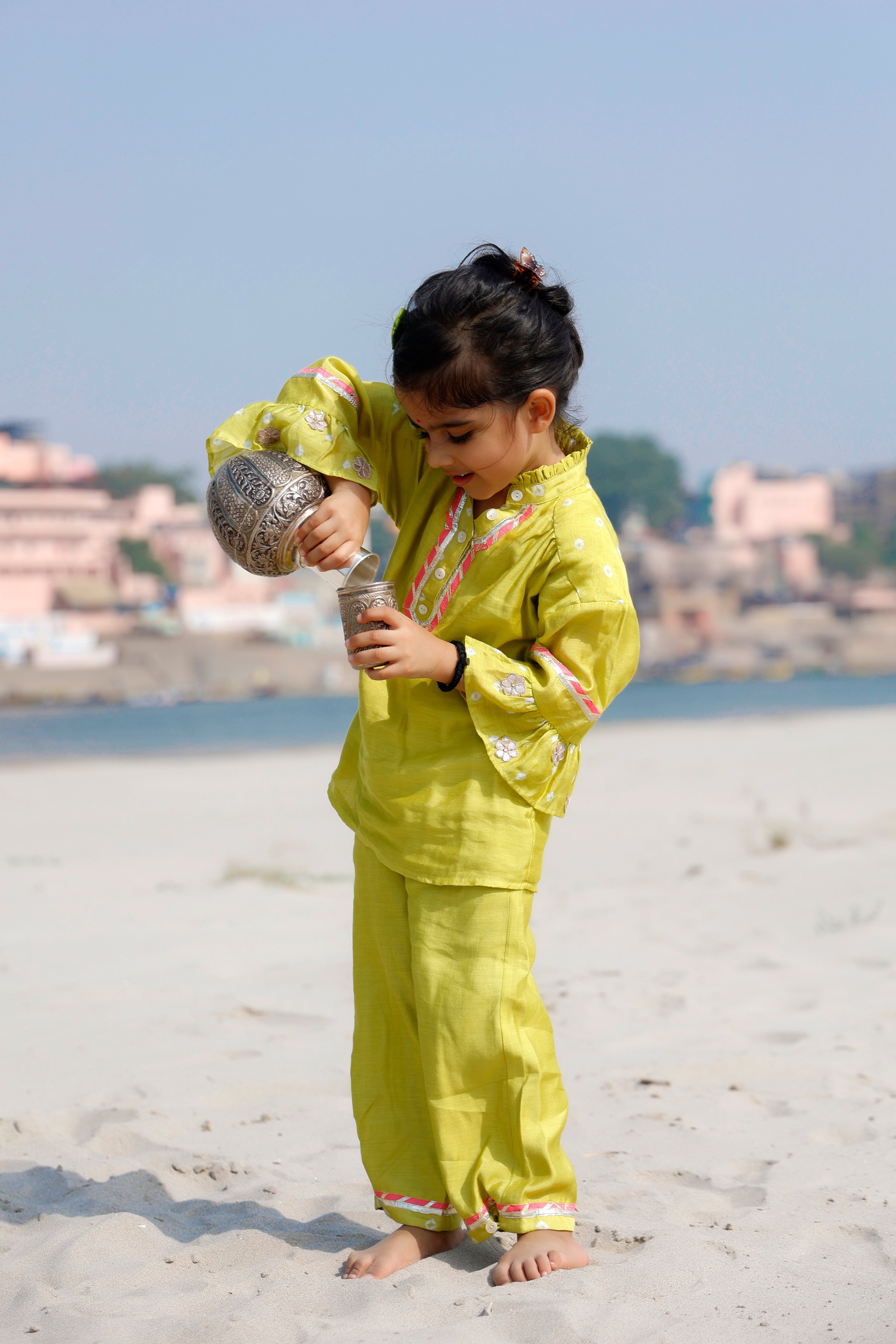 Twirl And Frill Top and Pants